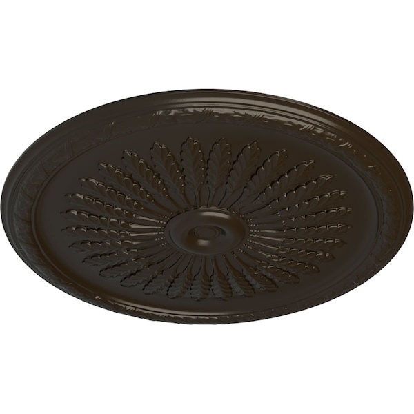 Juniper Ceiling Medallion (Fits Canopies Up To 7), Hand-Painted Stone Hearth, 36OD X 1 1/2P
